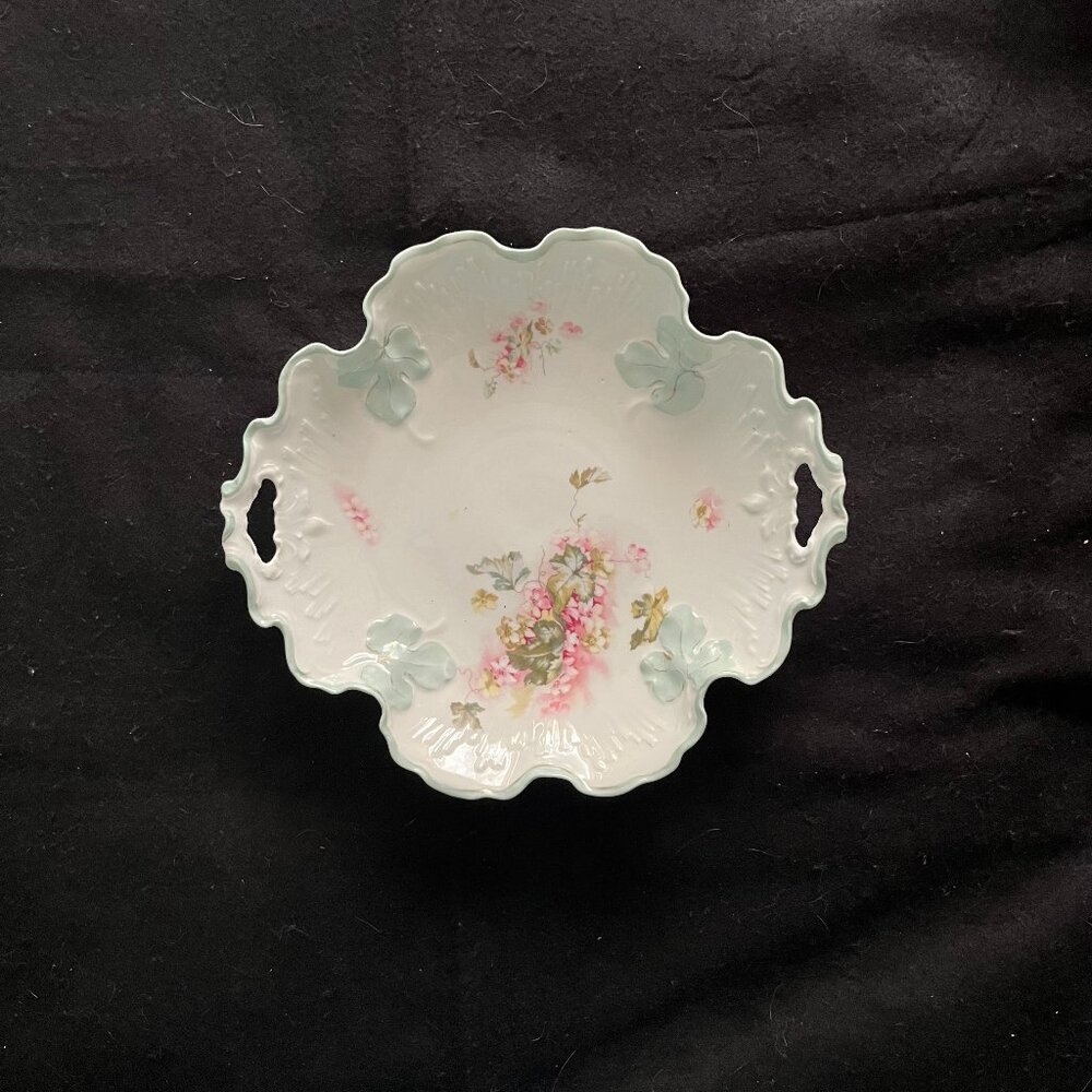 Voltaire Cabinet Plate w/ Pierce Handles Germany 11 ½” x 10 ¼”